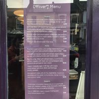 Menu  at Blue Mountain Vegan in South East London