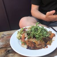 Lasagna at Blue Mountain Vegan in South East London