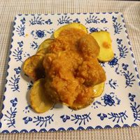 Eggplant meatballs at Bespoke in El Puerto De Santa Maria