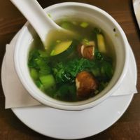Suppe würde auf Nachfrage vegan zubereitet at Mai Linh in Gera
