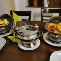 Tofu-Curry und Tofu mit Tomaten at Mai Linh in Gera