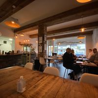 Back of the restaurant  at Utopia in Inverness