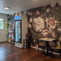 Interior front room at Little Black Heart Coffee  in North Tonawanda