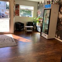 Front of the shop at Little Black Heart Coffee  in North Tonawanda