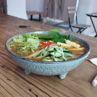 Penang Assam Laska at Origin Cafe 初 in Kulai