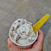 Stracciatella at Aldo's Gelato in Playa Del Carmen