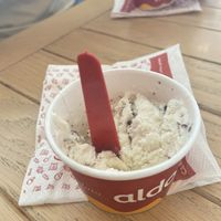   at Aldo's Gelato in Playa Del Carmen