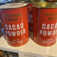 Vegan cocao  at Maison Marou Saigon in Ho Chi Minh City