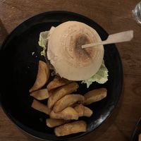 Beyond meat burgerr  at The Irish Embassy in Koh Lanta