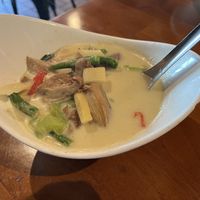 Green curry with mock tofu  at Chai Yo Thai Vegetarian in San Mateo