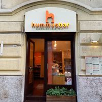 Entrance at Hummus Bar - Bartok in Budapest