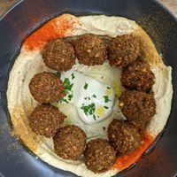 Falafal Bowl at Hummus Bar - Bartok in Budapest