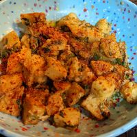 Batata Mchermla at Alley Mezza in Portland