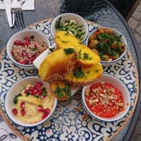 Mezze Platte vegan at Diafa in Hassfurt