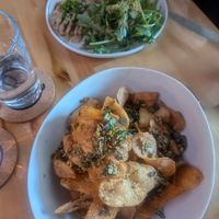 Truffle chips at Roots Inn & Kitchen in Sister Bay