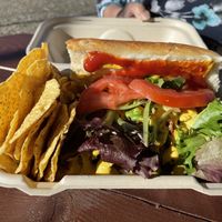 Mendo cheez steak  at Island Spice Vegan 707 in Hopland