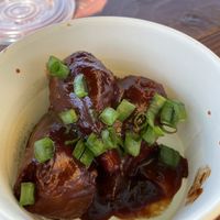 Bbq drumsticks  at Island Spice Vegan 707 in Hopland