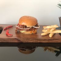 Jackfruit sloppy joe at Better Burger in New Delhi
