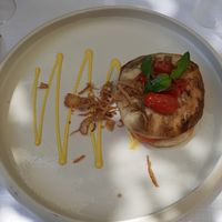 Millefoglie di melanzane at Osteria Casa Mia in Martignacco