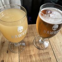 pineapple and apple ciders  at BrewDog - Canary Wharf in East London