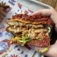 Impossible Double Cheeseburger   at BrewDog - Canary Wharf in East London