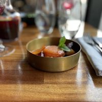 Reddish in caramel sauce  at Iberico in Uppsala