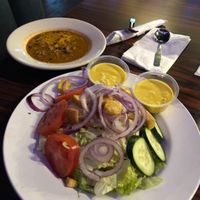 Side salad and a small vegan chili 🌶   at Brooksy's in Las Vegas