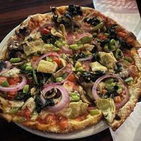Best Vegan Pizza EVER.  They are using Selfish Cow Vegan Cheese👍🏼👍🏼  at Brooksy's in Las Vegas