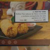 Rollitos muy ricos,  con salsa agridulce at Siam Thai Food in Morelia