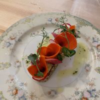 Radish Tart at Bloom in Chicago