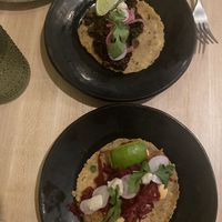 Asada and baja taco at Bloom in Chicago