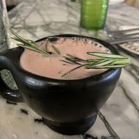 Hot and sloe cocktail  at Bloom in Chicago