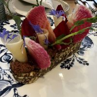 Beet tartine  at Bloom in Chicago