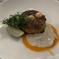 Crab cake   at Bloom in Chicago