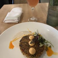 Crab cake  at Bloom in Chicago