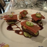 Sundried tomato sashimi —recommended!  at Bloom in Chicago