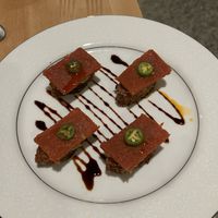 Sundried tomato sashimi   at Bloom in Chicago