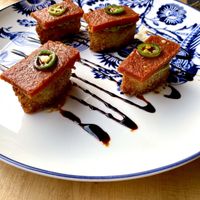 Sundried tomato sashimi   at Bloom in Chicago