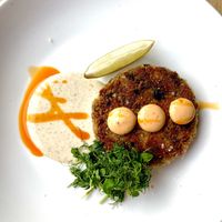 Crab cake  at Bloom in Chicago