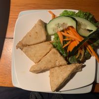 Tofu tempura  at Mae Thai in Playa Del Carmen