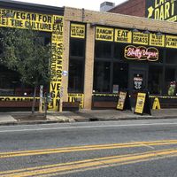 No outdoor seating unfortunately  at Slutty Vegan - Edgewood in Atlanta