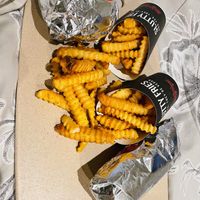 One night stand and bratwurst. Comes with fries   at Slutty Vegan - Edgewood in Atlanta