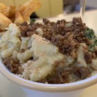 Mac’n’cheese at Rudy's Vegan Butcher & Diner in North London