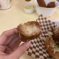 Mozzarella sticks #Veganuary at Rudy's Vegan Butcher & Diner in North London