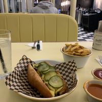 Table for one😄 at Rudy's Vegan Butcher & Diner in North London