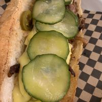 Philly Cheeze Steak  at Rudy's Vegan Butcher & Diner in North London