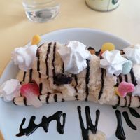 Banana split at Rudy's Vegan Butcher & Diner in North London
