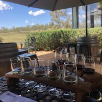 Wine tasting outside at Ocean View Estates in Ocean View