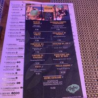 Vegan Menu at Iberia in Zurich