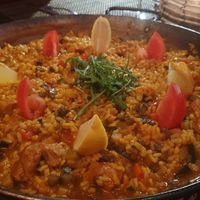 Vegan Paella at Iberia in Zurich